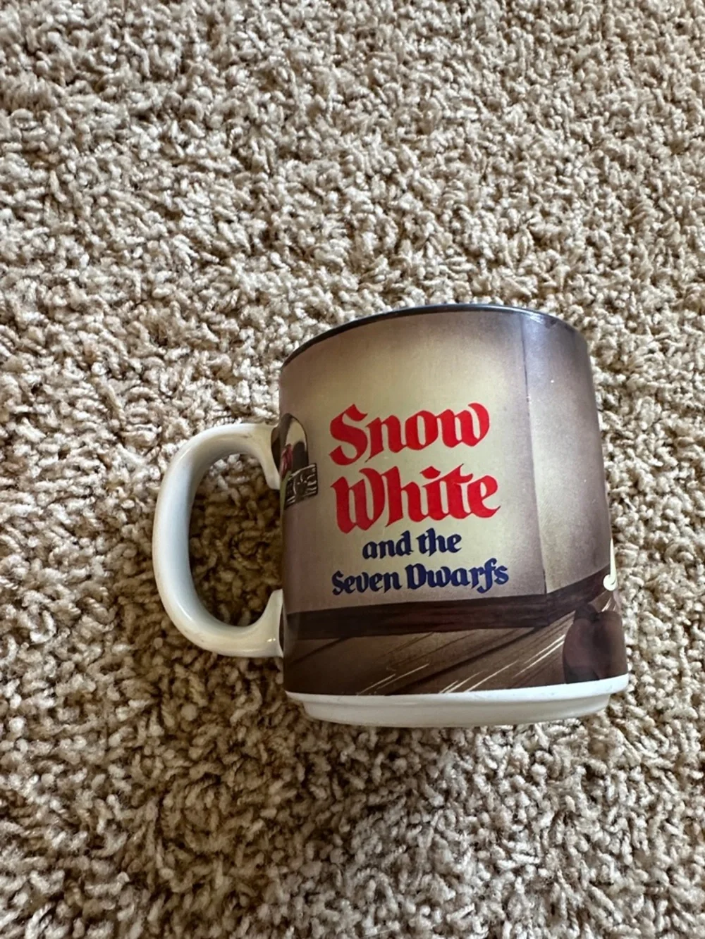 Disney Snow White & Seven Dwarfs Vintage Ceramic Coffee Mug from Disney Store